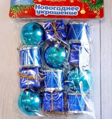 Елочное украшение «Сказочное» (12 шт) - Фото 1