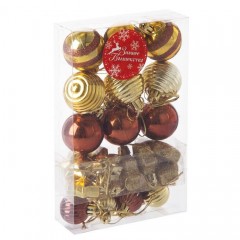 Набор елочных украшений «Серпантин» (21 шт) - Фото 1