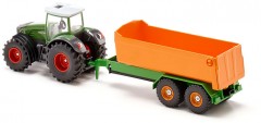 Трактор с крюковым прицепом-кузовом «Fendt», масштаб 1:50 - Фото 1