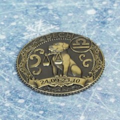 Монета знак зодиака «Весы» символ года - Фото 3