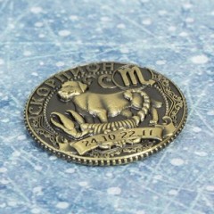 Монета знак зодиака «Скорпион» - Фото 3