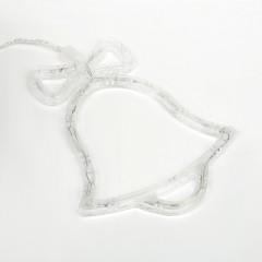 Гирлянда «Бахрома» Ш:2,4 м, В:0,9 м, Н.С. «КОЛОКОЛЬЧИКИ», LED-138-220V,контр. 8 р, БЕЛЫЙ - Фото 2