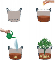 Мешок для хранения и рассады декоративный - Фото 5