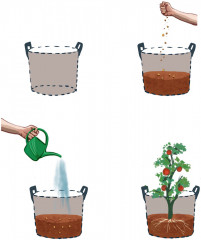 Мешок для хранения и рассады декоративный - Фото 6