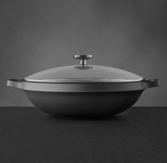 Сковорода - вок с крышкой - Фото 1