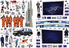 Моя книга наклеек. Космос - Фото 1