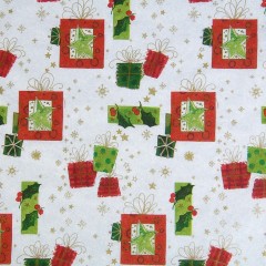 Бумага-тишью упаковочная «Новогодние подарки», 50х76 см - Фото 2