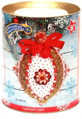 Набор для создания шара из пайеток «Огненный закат» - Фото 1