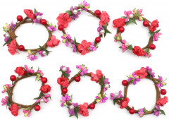 Набор декоративных венков - Фото 1