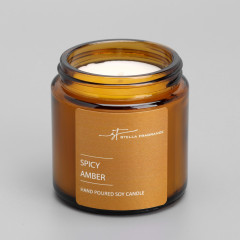 Свеча ароматическая в банке «ST Spicy Amber» - Фото 2