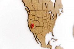 Пазл «Карта мира» (100х60 см) коричневая - Фото 6