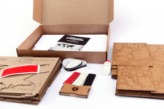 Пазл «Карта мира» (100х60 см) коричневая - Фото 7