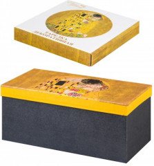 Набор из вазы и тарелки декоративной «Поцелуй» - Фото 5