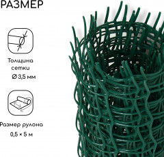 Сетка садовая - Фото 2