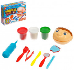 Набор для игры с пластилином «Зубной доктор» - Фото 1