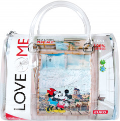 Комплект постельного белья «Minnie In Paris» (арт. 20013+8330/1, 2-спальный, перкаль, 2 наволочки 50х70 и 2 наволочки 70х70) - Фото 1