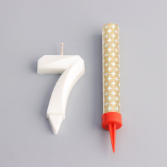 Набор «Свеча для торта с фонтаном. Цифра 7» - Фото 1
