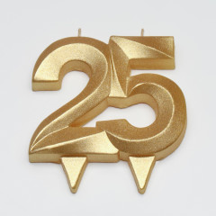 Набор «Свеча для торта с фонтаном. Цифра 25» - Фото 2