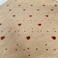 Бумага упаковочная «Божья коровка» - Фото 1