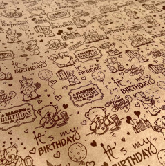 Бумага упаковочная «Мишки Тедди» - Фото 1