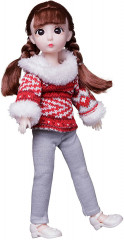Кукла «Шатенка в теплой одежде» - Фото 1
