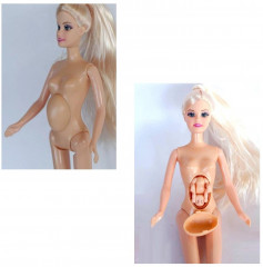 Кукла «Lucy Будущая мама в платье в горошек» - Фото 1