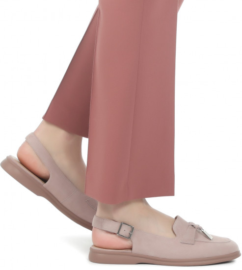 Лоферы-слингбэки женские