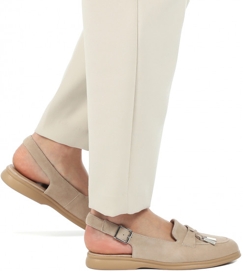 Лоферы-слингбэки женские