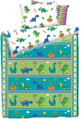Комплект постельного белья «Динозавры», арт.501013, 1,5 спальный, бязь (1 наволочка 70 х 70) - Фото 1