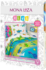 Комплект постельного белья «Динозавры», арт.501013, 1,5 спальный, бязь (1 наволочка 70 х 70) - Фото 2