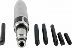 Отвертка ударная реверсивная с набором бит - Фото 3