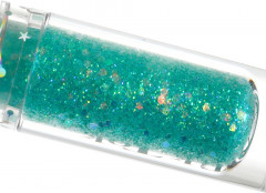 Тени для век жидкие с блёстками, оттенок Зелёный - Фото 3