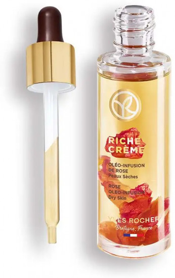 Масло питательное для лица с экстрактом и лепестками роз