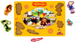 Игрушка-вкладыш деревянная «Союзмультфильм. Чебурашка» - Фото 1