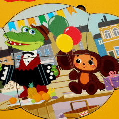 Игрушка-вкладыш деревянная «Союзмультфильм. Чебурашка» - Фото 3