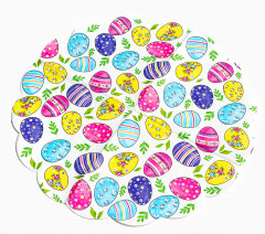 Салфетки бумажные «Акварельные яйца» - Фото 2