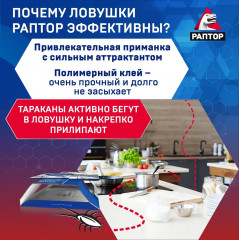 Ловушка от тараканов клеевая - Фото 3