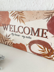 Ключница деревянная «Welcome» - Фото 3