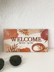 Ключница деревянная «Welcome» - Фото 1