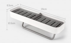 Держатель для полотенец с полкой - Фото 1