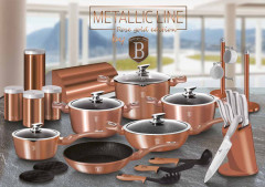 Сковорода-гриль с крышкой «Rose gold Line» (28х28 см) - Фото 3