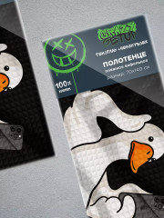 Полотенце вафельное пляжное «Черный гусь обнимусь» - Фото 1