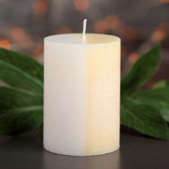 Свеча цилиндр «Кристаллический узор» - Фото 1