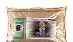 Греческая подушка с лавандой (плодовая оболочка гречи, 40 см х 60 см) - Фото 1