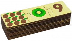 Набор пазлов «Фрукты, цифры» - Фото 2