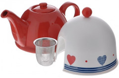 Чайник-заварник керамический с термо-колпаком (800 мл) - Фото 1