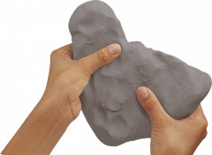 Паста для лепки и моделирования (250 г), цвет серый - Фото 3