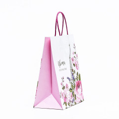 Пакет подарочный «Цветы от счастья» - Фото 4