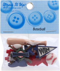 Набор пуговиц-фигурок «Бейсбол» - Фото 4