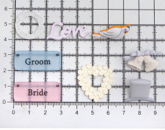 Набор пуговиц-фигурок «Жених и невеста» - Фото 1